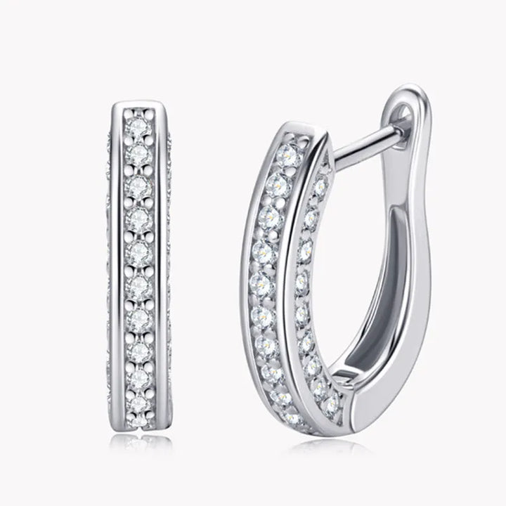 Moissanite Fashion Design Stud Earrings